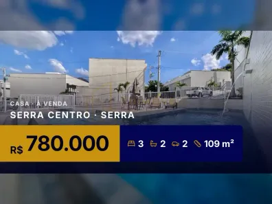 Casa com 3 Quartos à venda, 109m² no Serra Centro, Serra