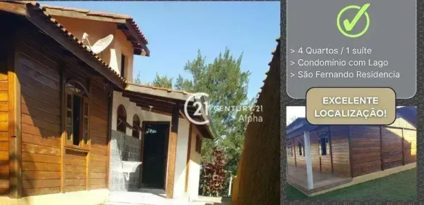 Casa de Condomínio com 4 Quartos à venda, 216m² no São Fernando Residência, Barueri