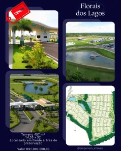 Lote/Terreno à venda, 457m² no Condomínio Florais Cuiabá Residencial, Cuiabá