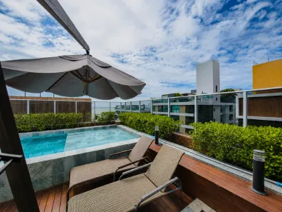 Flat com 1 Quarto à venda, 28m² no Cabo Branco, João Pessoa