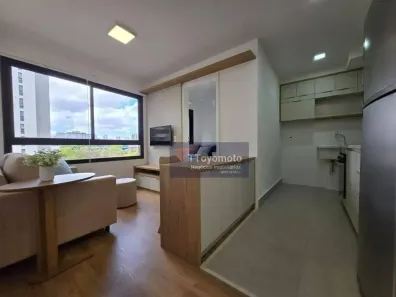 Apartamento com 2 Quartos para alugar, 33m² no Moema, São Paulo