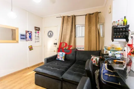 Apartamento com 1 Quarto à venda, 49m² no José Menino, Santos