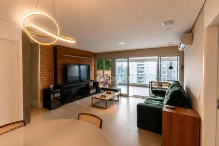 Apartamento com 2 Quartos para venda ou aluguel, 124m² no Brooklin Paulista, São Paulo