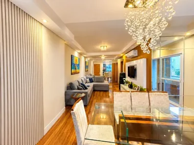 Apartamento com 3 Quartos para alugar, 128m² no Guilhermina, Praia Grande