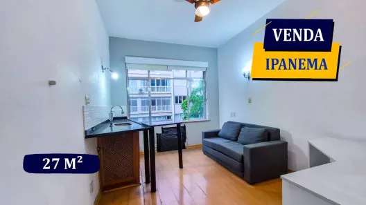 Apartamento com 1 Quarto à venda, 27m² no Ipanema, Rio de Janeiro
