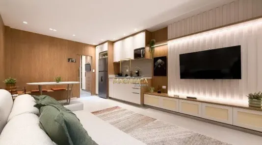 Apartamento com 1 Quarto à venda, 37m² no Mercês, Curitiba