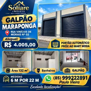 Prédio Residencial com 1 Quarto para alugar, 132m² no Siqueira, Fortaleza