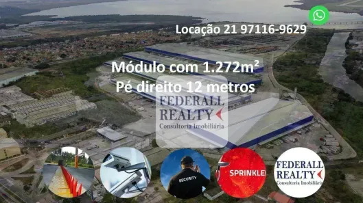 Galpão/Depósito/Armazém para alugar, 1272m² no Cordovil, Rio de Janeiro
