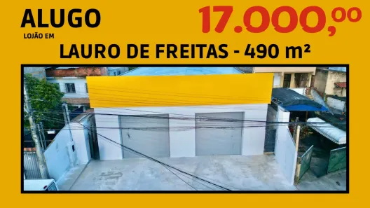 Ponto Comercial para alugar, 490m² no Centro, Lauro de Freitas