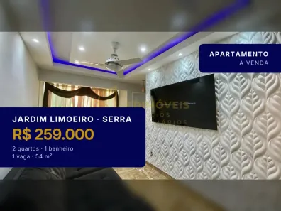 Apartamento com 2 Quartos à venda, 54m² no Jardim Limoeiro, Serra