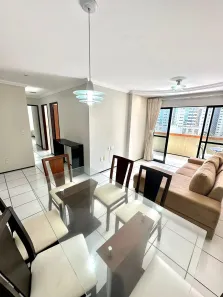 Apartamento com 3 Quartos para alugar, 90m² no Calhau, São Luís