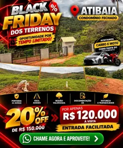 Lote/Terreno à venda, 500m² no Centro, Atibaia