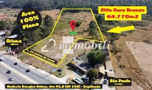 Lote/Terreno à venda, 44700m² no Vargem Grande Paulista, Vargem Grande Paulista