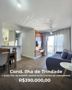 Apartamento com 2 Quartos à venda, 55m² no Colina de Laranjeiras, Serra