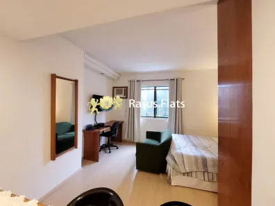 Flat com 1 Quarto para alugar, 27m² no Moema, São Paulo