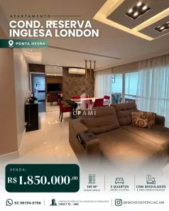 Apartamento com 3 Quartos à venda, 169m² no Nova Esperança, Manaus