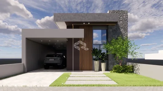 Casa de Condomínio com 3 Quartos à venda, 107m² no Camobi, Santa Maria