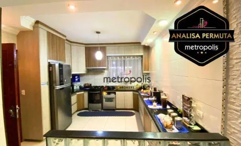 Sobrado com 4 Quartos à venda, 165m² no Jardim Las Vegas, Santo André