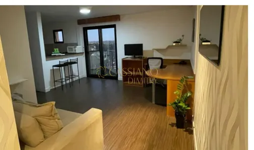 Flat com 1 Quarto à venda, 46m² no Jardim São Dimas, São José dos Campos