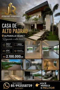 Casa com 4 Quartos à venda, 264m² no Guaribas, Eusébio