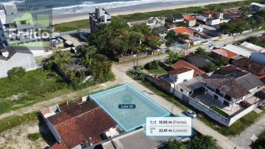 Lote/Terreno à venda, 360m² no Balneário Jamail Mar, Matinhos