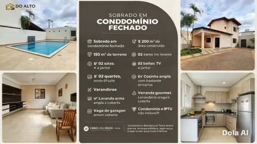Casa com 2 Quartos à venda, 80m² no Jardim Mont Serrat, Aparecida de Goiânia