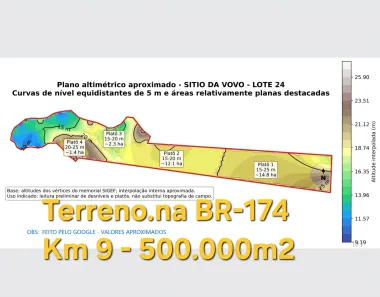 Lote/Terreno à venda, 500000m² no , Manaus