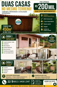 Casa com 4 Quartos à venda, 186m² no Bonsucesso (Bacaxá), Saquarema