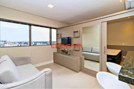 Apartamento com 1 Quarto para alugar, 38m² no Centro, Curitiba