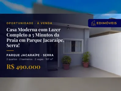 Casa com 2 Quartos à venda, 107m² no Parque Jacaraípe, Serra