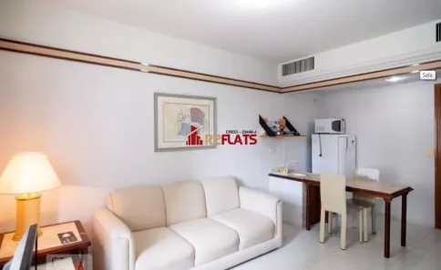 Flat com 1 Quarto para alugar, 33m² no Cidade Monções, São Paulo