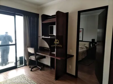 Flat com 1 Quarto para alugar, 34m² no Indianópolis, São Paulo