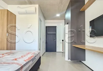 Apartamento com 1 Quarto para alugar, 27m² no Santo Amaro, São Paulo