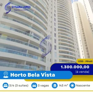 Apartamento com 3 Quartos à venda, 143m² no Horto Bela Vista, Salvador
