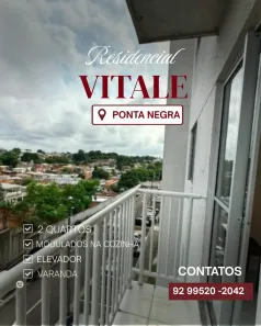 Apartamento com 2 Quartos à venda, 45m² no Alvorada, Manaus