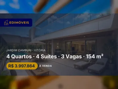 Apartamento com 4 Quartos à venda, 154m² no Jardim Camburi, Vitória