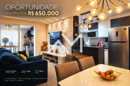 Apartamento com 2 Quartos à venda, 68m² no Jardim Flor da Montanha, Guarulhos