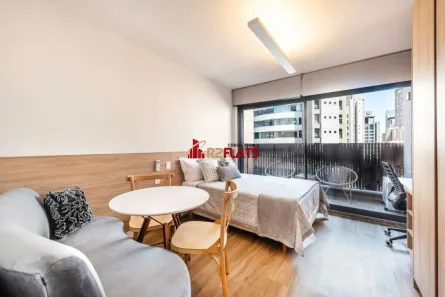 Flat com 1 Quarto para alugar, 26m² no Indianópolis, São Paulo