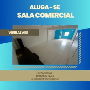 Sala Comercial para alugar, 124m² no Nossa Senhora das Graças, Manaus