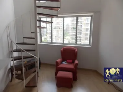 Flat com 1 Quarto para alugar, 46m² no Vila Nova Conceição, São Paulo