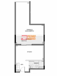 Apartamento com 1 Quarto à venda, 27m² no Perdizes, São Paulo