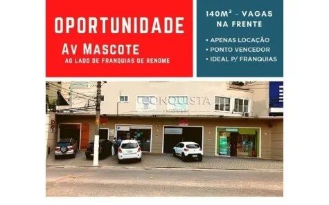 Sala Comercial para alugar, 26m² no Vila Mascote, São Paulo
