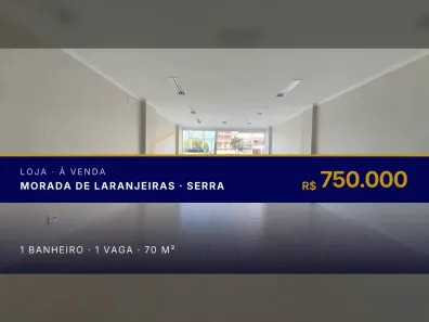 Ponto Comercial à venda, 70m² no Morada de Laranjeiras, Serra