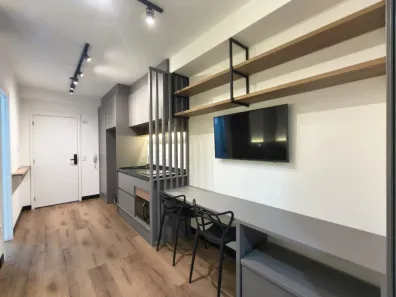 Apartamento com 1 Quarto para alugar, 30m² no Santo Amaro, São Paulo