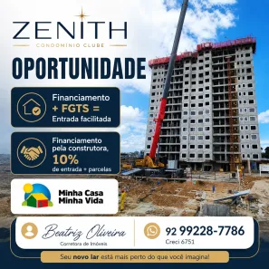 Apartamento com 2 Quartos à venda, 48m² no Aleixo, Manaus