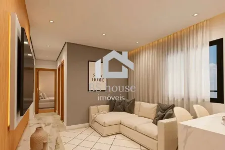 Apartamento com 2 Quartos à venda, 59m² no Campestre, Santo André