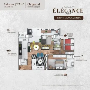Apartamento com 3 Quartos à venda, 112m² no Vila Costa, Taubaté