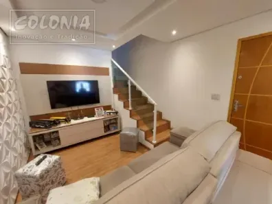 Sobrado com 2 Quartos à venda, 116m² no Jardim Santo André, Santo André