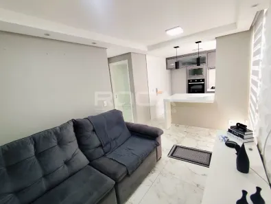 Apartamento com 2 Quartos para alugar, 45m² no Jardim Embaré, São Carlos