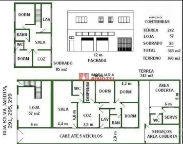 Imóvel Comercial com 3 Quartos à venda, 384m² no Centro, São Bernardo do Campo
